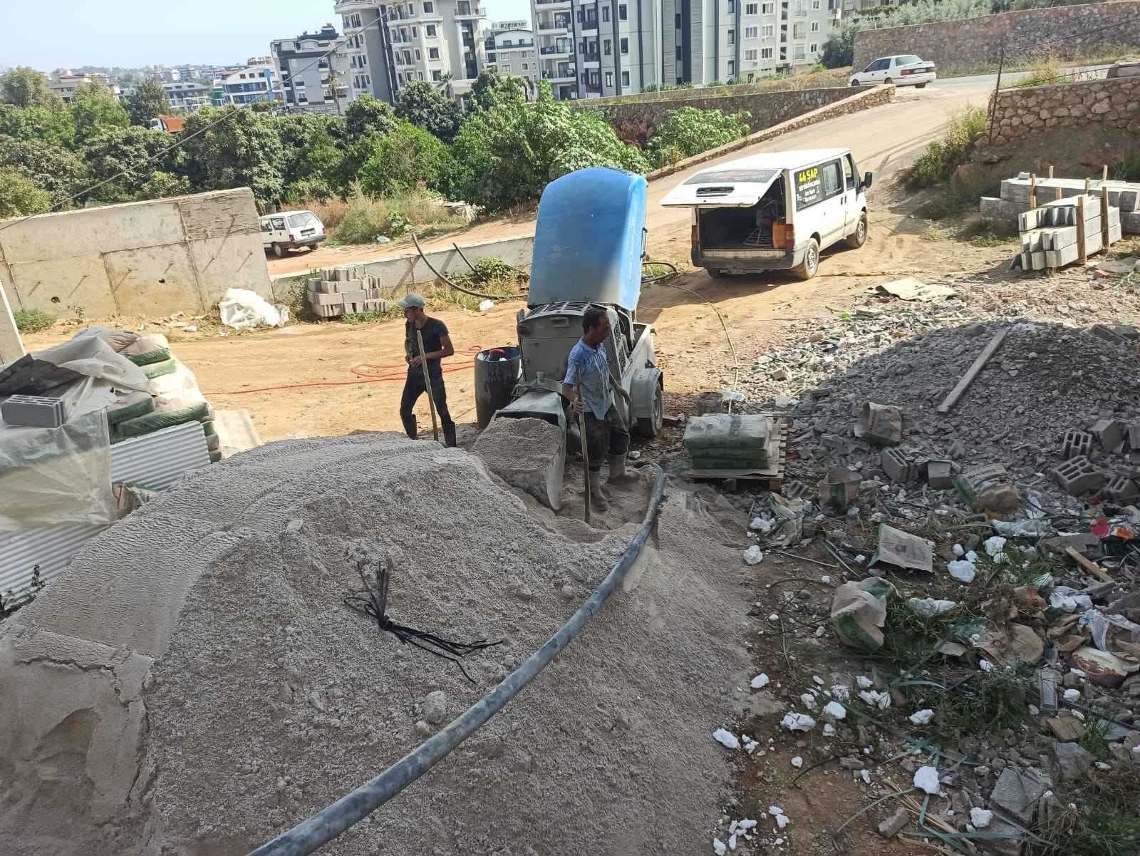 Onikişubat Makinalı Şap Hizmeti - 46 Şap